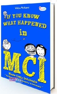 Image of If You Know What Happened In MCI