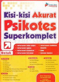 Kisi-Kisi Akurat Psikotes Superkomplet