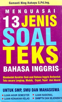 Image of Menguasai 13 Jenis Soal Teks Bahasa Inggris