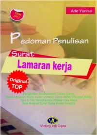 Pedoman Penulisan Surat Lamaran Kerja