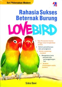 Rahasia Sukses Beternak Burung Love Bird